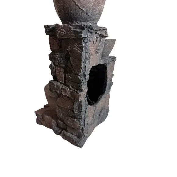 MSEONWXI Indoor Decorative Tabletop Fountain Four Stone Fountains with Bowls LED - Picture 8 of 15